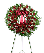 Red rose wreath Red rose wreath